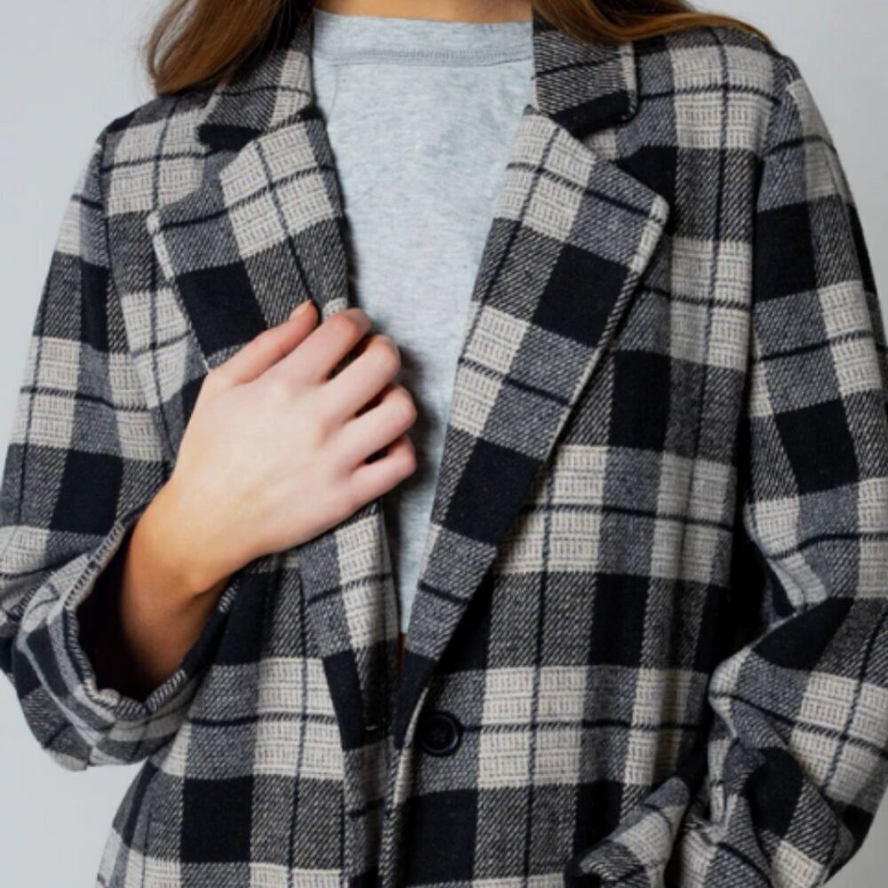 Fornia Brushed Tweed Shazer Size XS